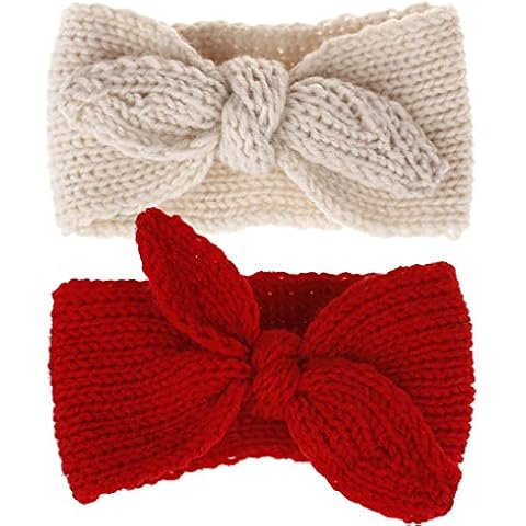 Winter Cute Kids Rabbit Knotted Headband Cover