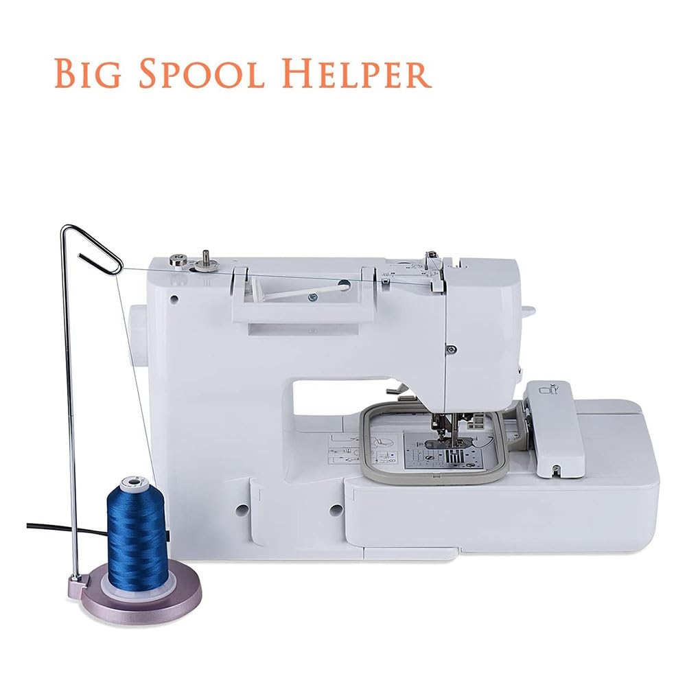 yksiahfi Spool Holder Rose Gold Spool Holder for Embrodiery Sewing And Quilting Thread, All Metal Thread Stand, Pink - Image 3