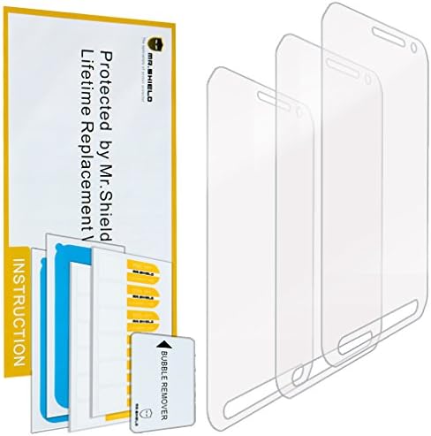 Mr.ShieldDesigned For Samsung Galaxy S6 Active (Not Fit For Galaxy S6) Premium Clear [PET] Screen Protector [3 PACK] with Lifetime Replacement