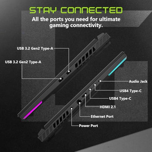 ROG Strix G18 RTX 5070 Gaming Laptop, 18" ROG Nebula 2.5K 240Hz/3ms, AMD Ryzen 9 8940HX, NVIDIA RTX 5070 con ROG Boost, 64GB DDR5, 1TB SSD, RGB KB, ROG Cooling, Bundle con HyperX Cloud Headset - Notebook - Immagine 5