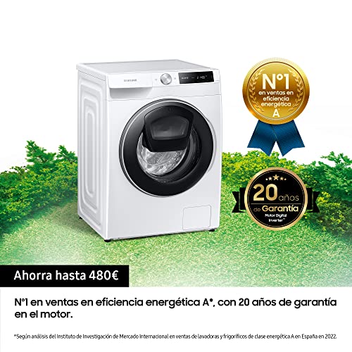 Samsung WW90T684DLE/S3 Addwash Series 6 Washing Machine with Ecobubble Technology, Digital Inverter and Artificial Intelligence, 9 kg, White - Image 3