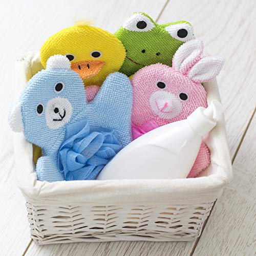 Made Easy Kit Hand Puppet Bath Wash Mitt Towel With Animal Designs For Children Bath Toy #TOP4