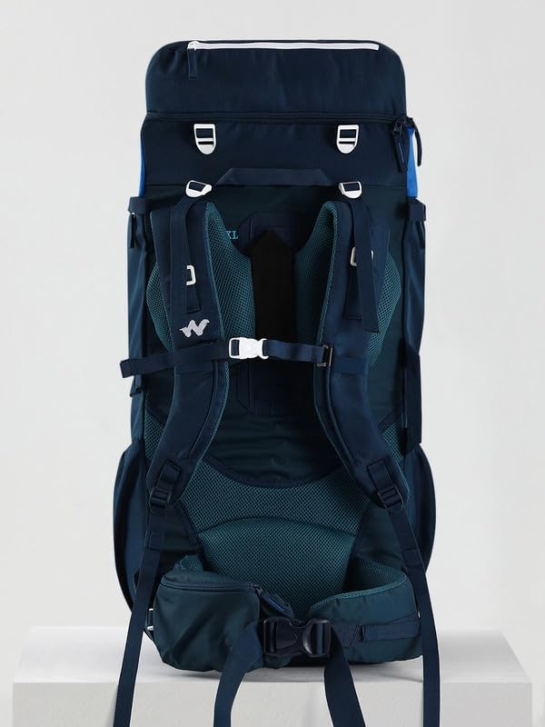 Image of Wildcraft Verge 70(2.0) Casual Backpack for Mens & Womens | Unisex Hiking Backpack (67 liter,Blue)