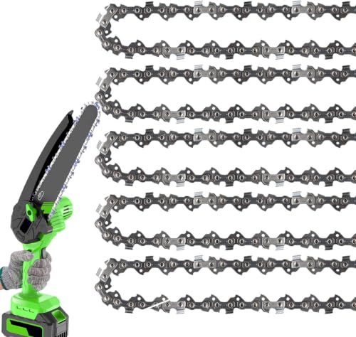 Loggers Art Gens 8-Inch Chainsaw Chain 5-Pack