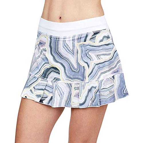 SOFIBELLAUV Colors 14 inch Skirt - Quartz, Multi, 1X