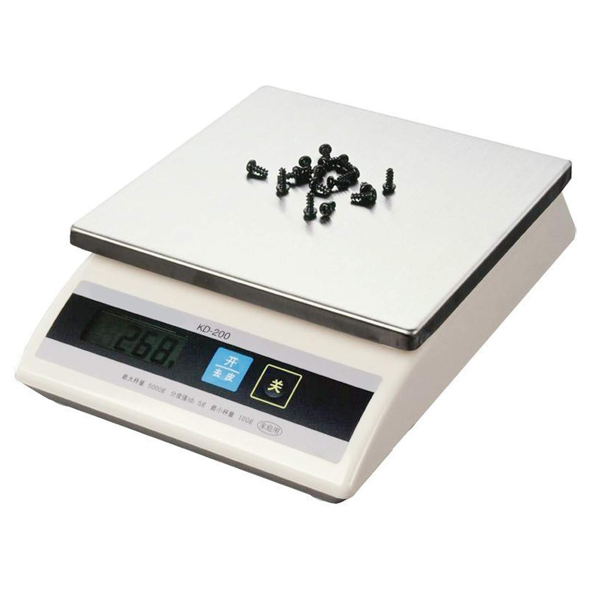 Cyfrowa waga kuchenna Precyzyjna waga elektroniczna Waga kuchenna z podświetlanym wyświetlaczem i funkcją tarowania do herbaty, owoców, kawy i gotowania (5 kg/100 kg)