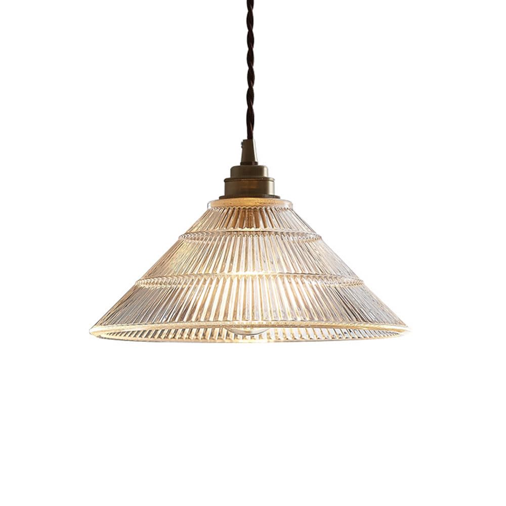 Lustre luminaires en verre nordique pour couloir sombre et étroit