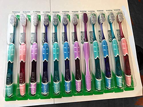 GUM 527 Technique Deep Clean Toothbrush -Ultra Soft Compact (12 Pack)