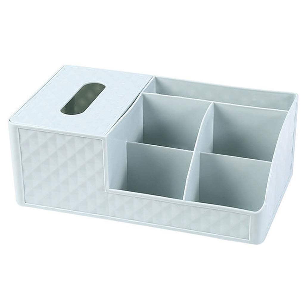 Organizador de maquillaje, caja de almacenamiento de cosméticos, estante, caja de pañuelos, artículos diversos para el hogar, lápiz labial de escritorio, caja de almacenamiento para cuidado de la pi