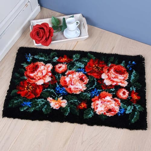 Vervaco Roses Latch Hook Kit