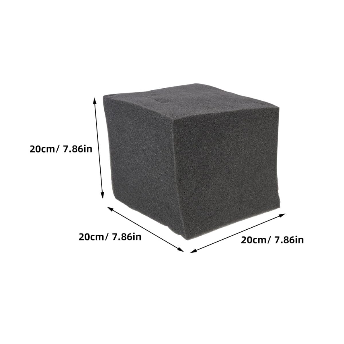VICASKY Isolamento Acustico per Assorbimento Acustico a Forma di Cubo 6pezzi in Poliuretano Nero e Facile Installazione, per Riduzione Rumore Pareti