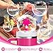 6Pcs Cute Flower Straw Covers Cap for Stanley Cup Accessories, 10mm Silicone Drinking Straw Toppers Compatible with Stanley 30&40 Oz Tumbler Cups Hot Pink