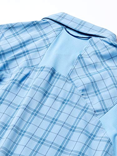 Under Armour Men's Tide Chaser 2.0 Plaid Fish Short Sleeve T-Shirt , Carolina Blue (475)/Graphite Blue , X-Large #TOP2