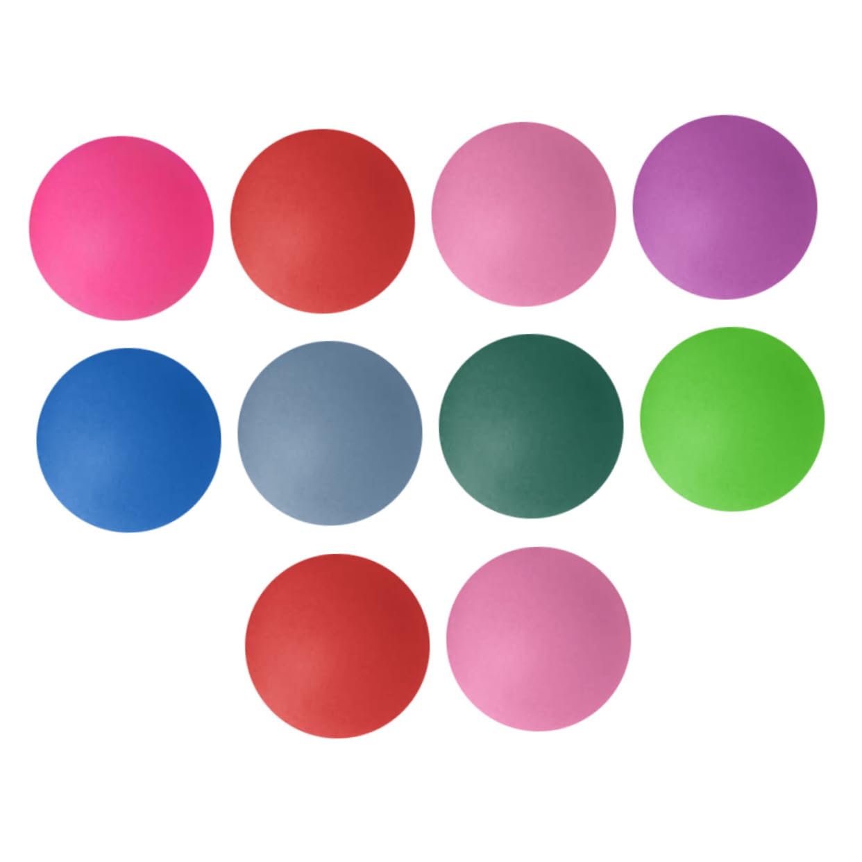 NAMOARLY 10pcs Colorful Pong Balls for Raffle Party Game Decorations Lightweight Reusable Random Color