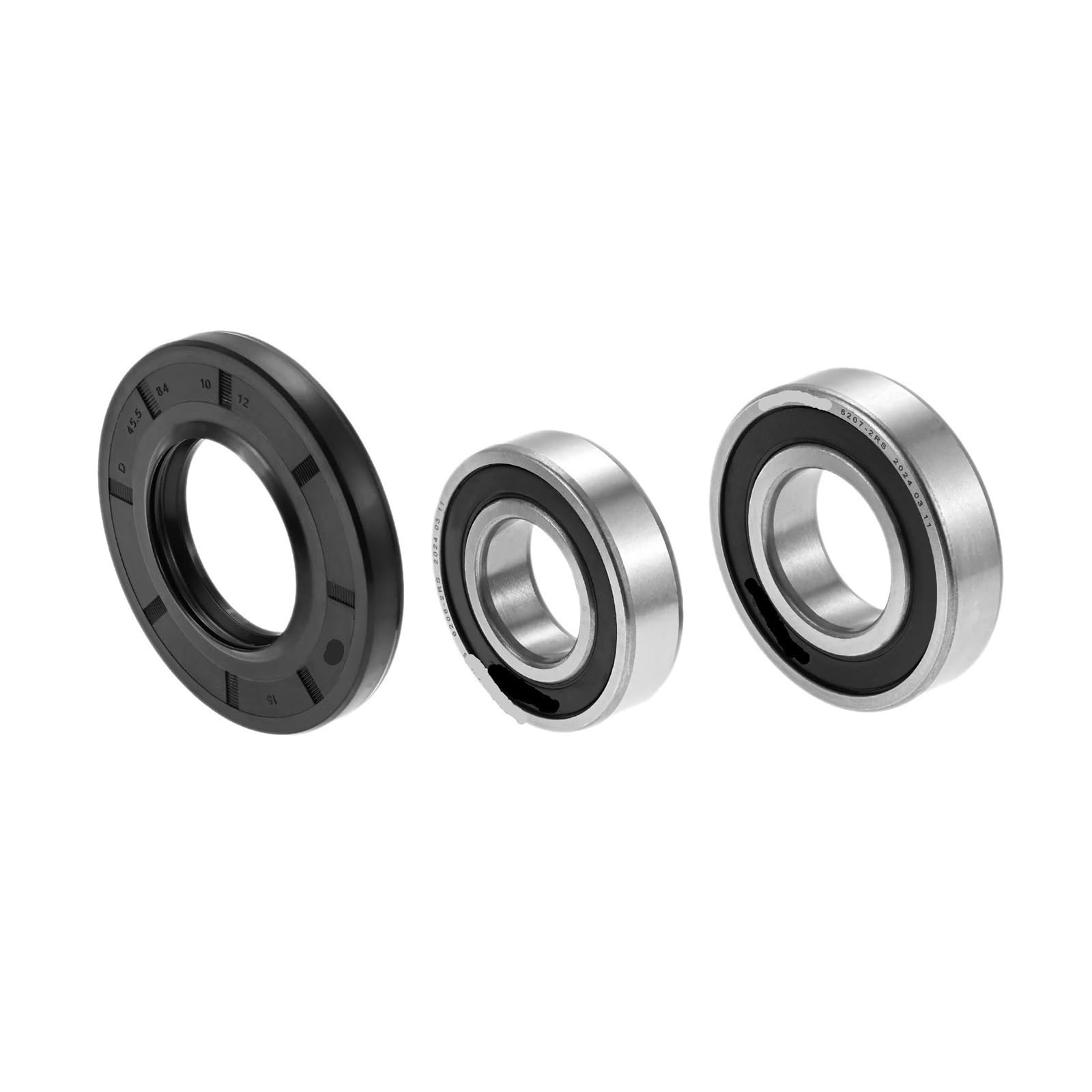HIZON Kit de Sello de rodamiento de bañera de Lavadora, Compatible con Samsung, DC62-00156A 6601-002637 6601-000148 DC97-17040B DC97-19636A, 3 uds.