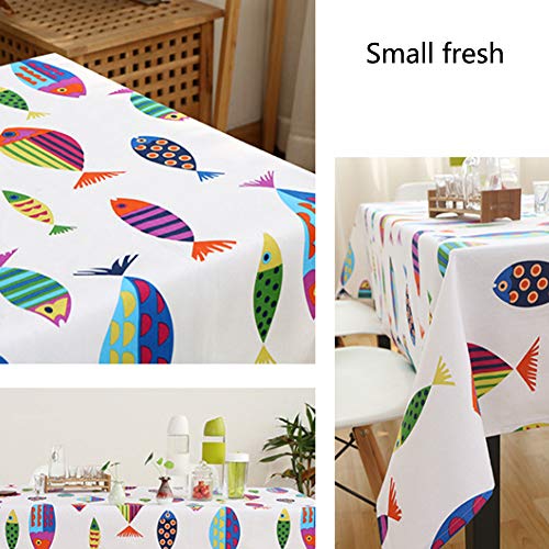 Nappe de table table basse coton lin moderne pour salon et jardin - 6