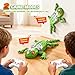 Lurui Wall Climbing Gecko Toy, Remote Control Lizard That Climbs Walls, Electric Gecko with LED Glowing Eyess,USB Rechargeable Wall Crawler Robot Toy for Kids, Interactive Lizard Toys for Boys Girls