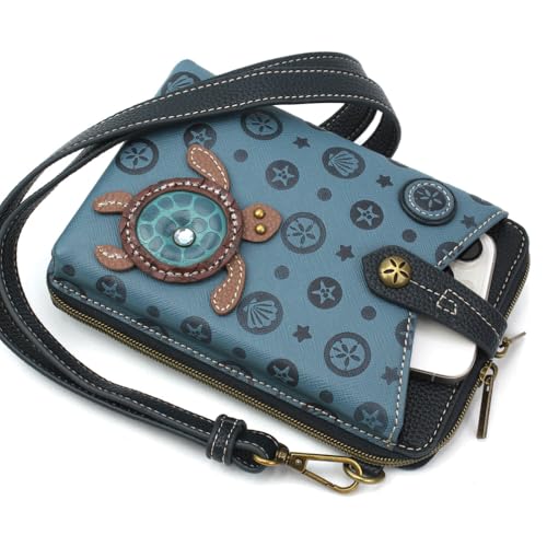 Image of CHALA Snap Crossbody RFID Protected Women Faux Leather Cellphone Purse with Adjustable Crossbody Strap