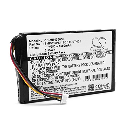 vhbw Li-ION Batterie 1100mAh (3.7V) pour système de Navigation GPS Magellan Maestro 4300, 4350, 4370