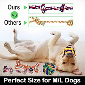Dog Rope Toys for Large and Medium Aggressive Chewers 9 Pack Indestructible Dog Rope Toys Puppy Teeth Cleaning Toys Tug of War Dog Toy Heavy Duty Dental Cotton Rope Dog Toys Cucciolini Doodles Dog rope toys for large and medium aggressive chewers 9 pack indestructible dog rope toys puppy teeth cleaning toys tug of war dog toy heavy duty dental cotton rope dog toys cucciolini doodles
