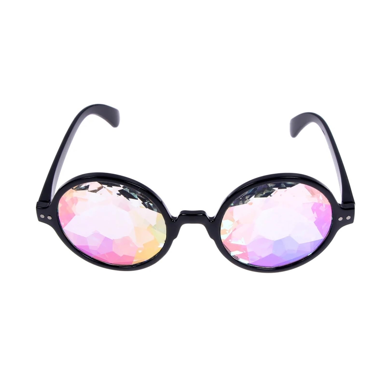 Psychedelic Brillen Männer Frauen Lustige Runde Sonnenbrille Rave Festival Weibliche Karneval Party Königin Gläser für Partys