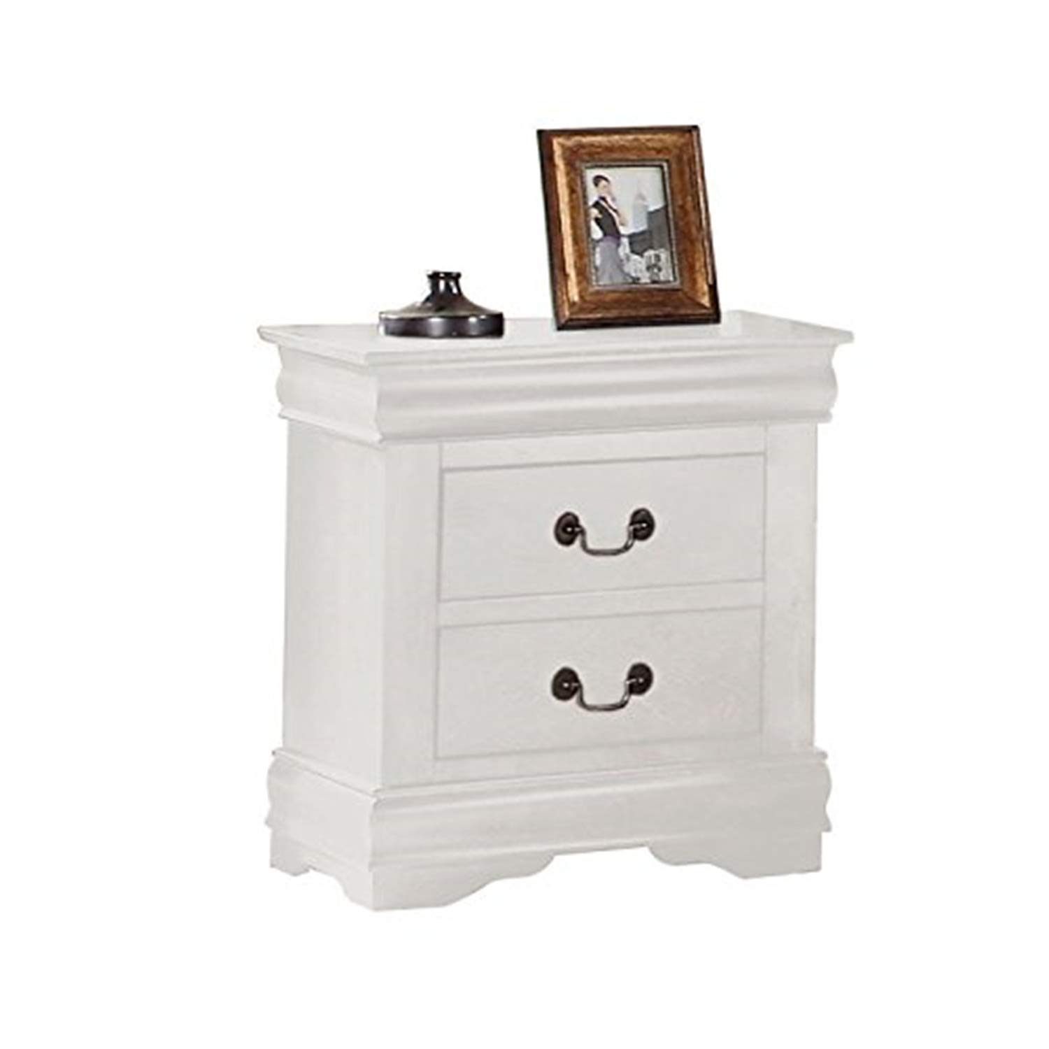 ACME Furniture Louis Philippe Nightstand, White, One Size