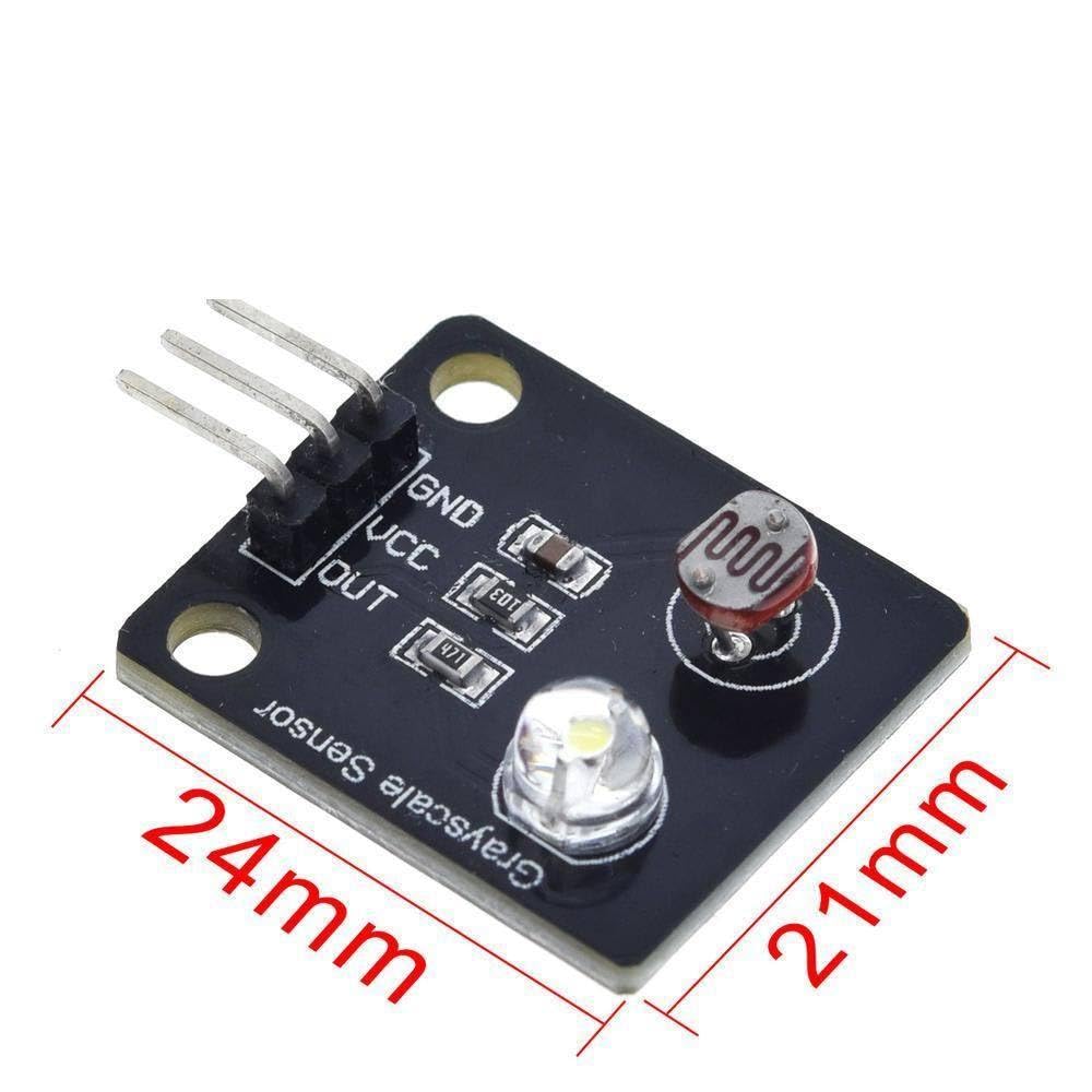 Photosensitive Resistor Light Sensor Analog Grayscale Sensor Electronic Board Line Finder Tracking Module for Arduino DIY Kit