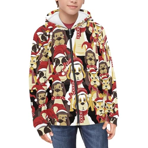 Kids Boys Girls Zip Up Hoddies Hoody Coat with Pocket Long Sleeve Light Weight Sweatshirt Stretch Loose Hoddies3