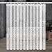 Duschvorhang 180x200 cm - 3D Wasserwürfel Transparenter Duschvorhang ist Wasserdicht