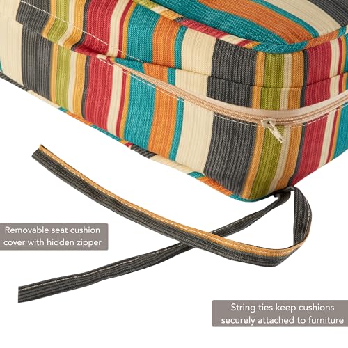 Greendale Home Fashions AZ7820-SUNSET 2-Piece Outdoor Deep Seat Cushion Set thumb #3