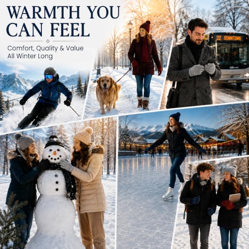 Image of Wholesale Bulk Winter Magic Gloves Warm Brushed Interior, Stretchy Assorted Mens Womens