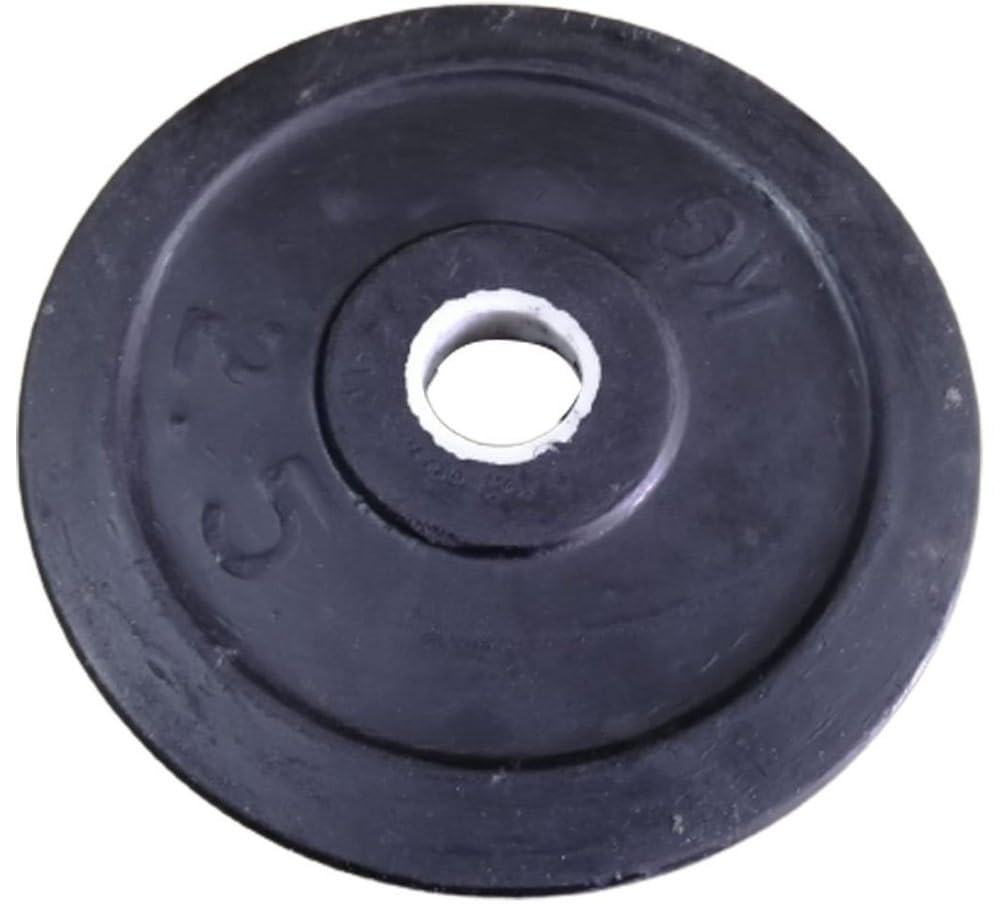 Leadersport TA Sport Rubber Weight Plate with SS Flange 2.5 kg, Black