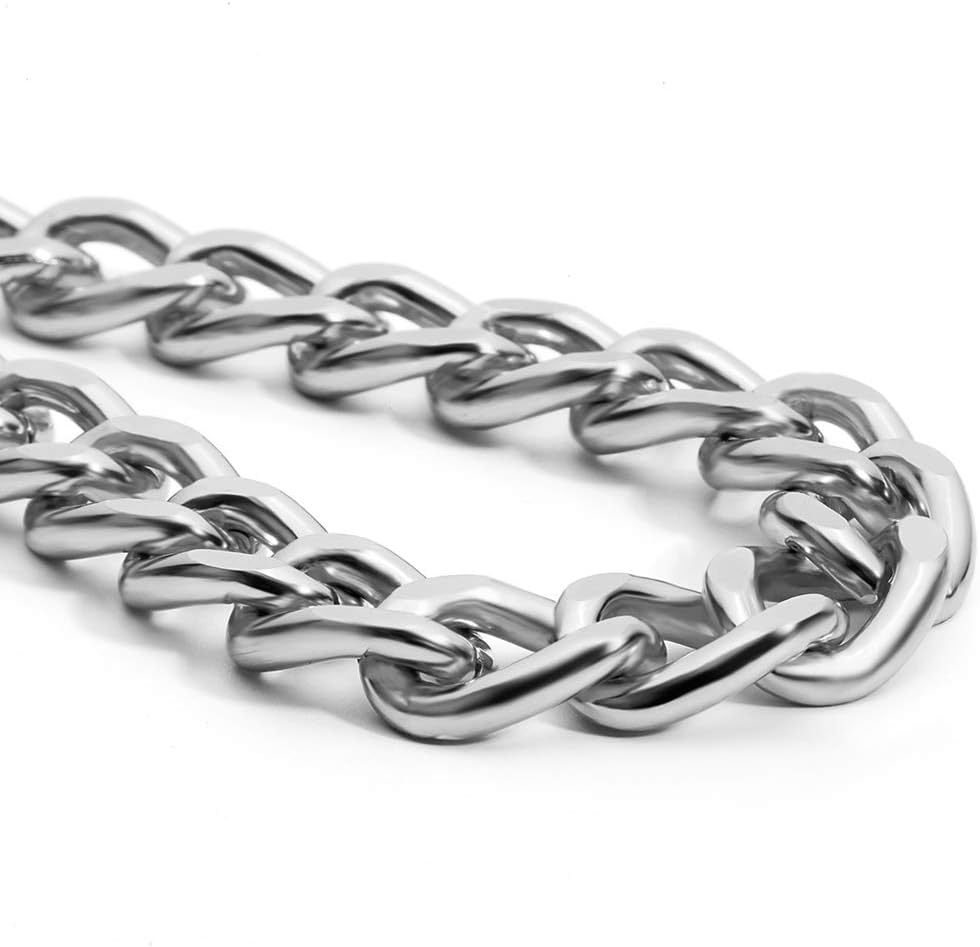 Punk Sliver Chain Links Choker Necklace Jewelry for Women - Image 3