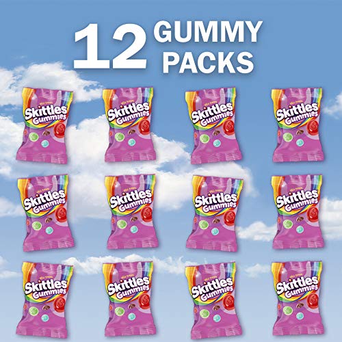SKITTLES Wild Berry Gummy Candy, Gummy Snacks, Individually Wrapped Candy Bags Bulk, 5.8 oz Bag (Pack of 12) - image 5