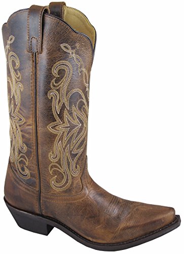 Smoky+Mountain+Boots+Women%27s+Western+Snip+Toe+Cowboy+Madison+Distressed+Brown%2c+8.5M
