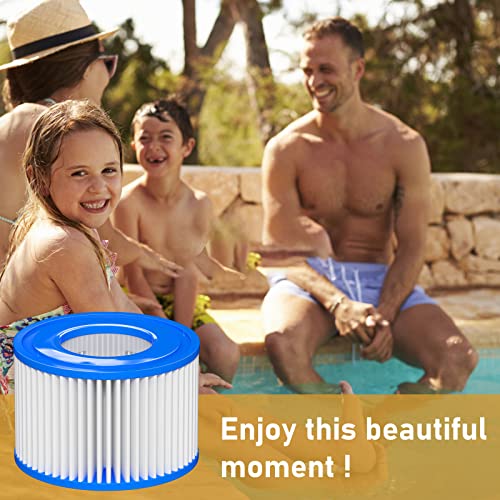Macaberry VI-88888 Type Ⅵ Hot Tub Spa Filter Replacement Compatible With Lay-Z-Spa, Coleman Saluspa 90352E 58323, Inflatable Hot Tub, Swimming Pool Pump Filter Type Ⅵ Cartridge thumb #6