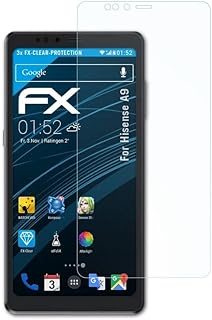 atFoliX Screen Protection Film compatible with Hisense A9 Screen Protector, ultra-clear FX Protective Film (3X)