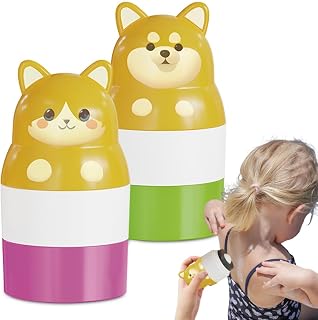 NAVESO Aplicador de Crema Solar Niños, 2 Piezas Dispensador de Crema Solar Niños 100ml, Refillable Roll on Sponge Applicator, Aplicador Rellenable Crema Solar Niños para Crema Solar, Loción, Portátil