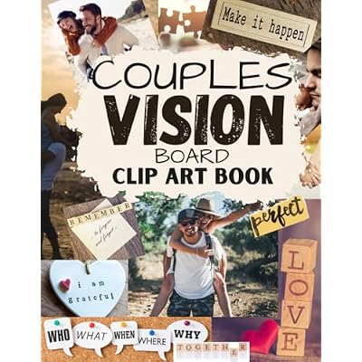 Couple Vision Board Clip Art Book