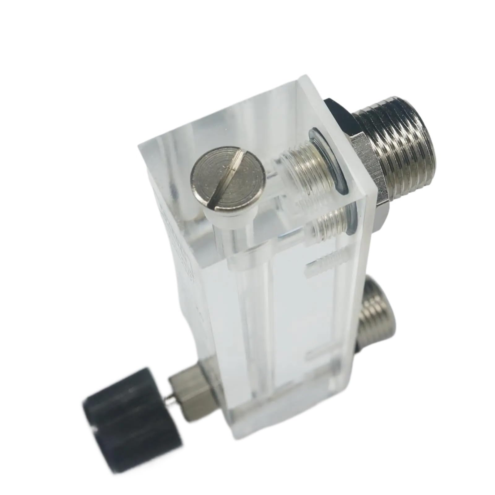 Przepływomierz panelowy z wodą, 2-20 l/h 4-40 l/h 6-60L/h 10-100L/h LZM-6T M18 męski G1/4 "żeński, rotametr z zaworem ciśnieniowym 0,1mpa(0-0,3 L Per Min)