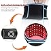 TOPQSC 660nm LED Infrared and 850nm Near-Infrared Light Therapy pad Equipment for Pain Relief Flexible Wearable wrap deep Therapy Massager, Used for Back and Shoulder Muscle Treatment