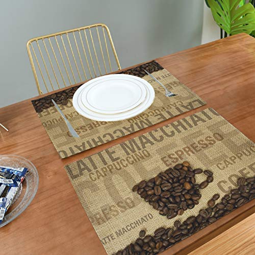 Coffee Maker Mat Coffee Placemat Coffee Bar Mat 12 X 18 Double Sided