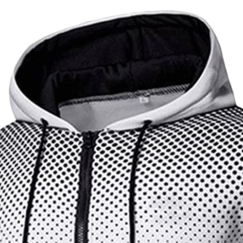 Maiyifu-GJ Hoodies for Men Heavyweight Full Zip Fleece Sport Hoodie Novelty Athletic Zip Up Hooded Jackets With Pocket2