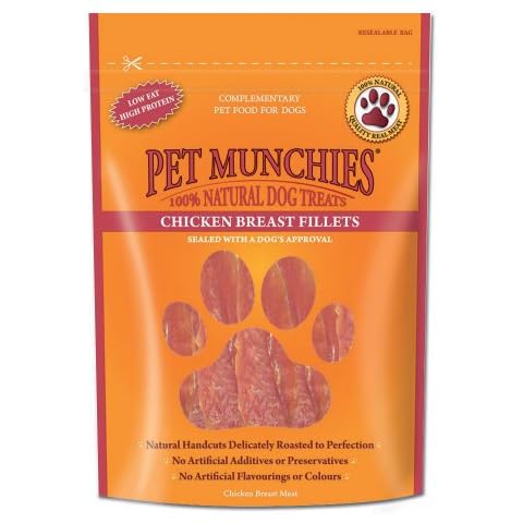 Pet Munchies Chicken Breast Fillet 100g (Bulk deal of 8) 800g Cover
