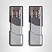 PNY P-FD256X2TBOP-MP 256GB Turbo Attaché 3 USB 3.0 Flash Drive,Silver (Pack of 2)