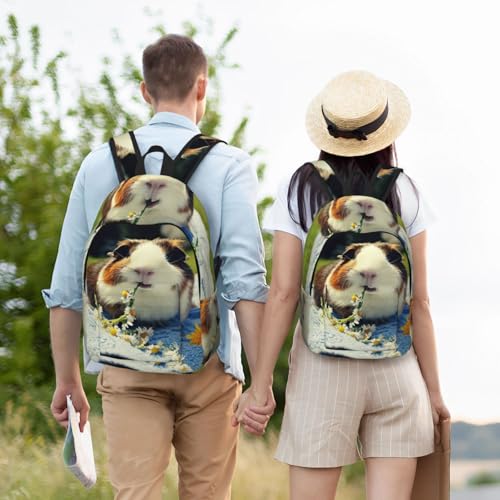Mochila de día para fin de semana de conejillo de indias y portátil 6