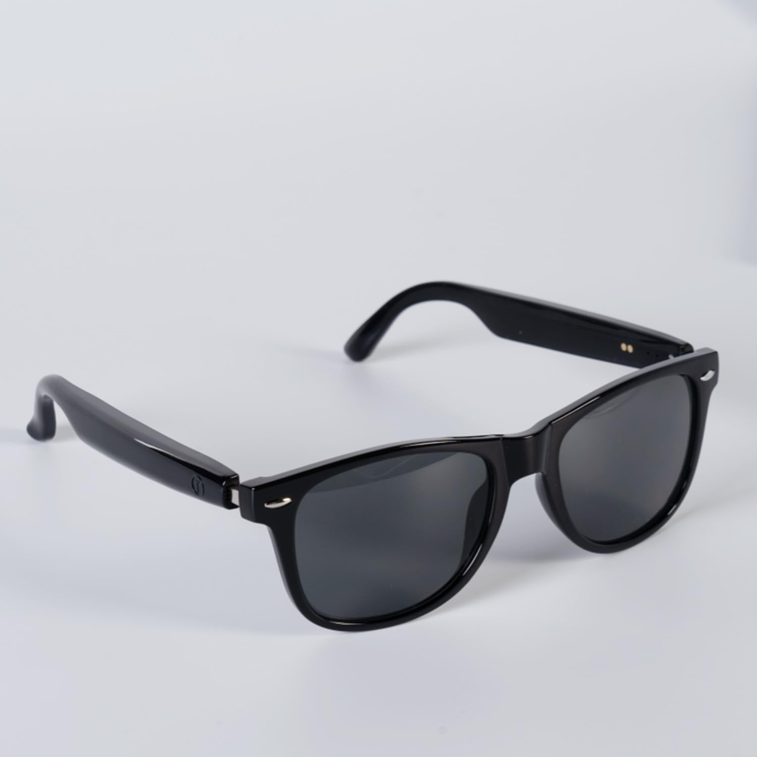 Home Gafas de Sol Smart Bluetooth, Gafas Inteligentes con Audio Open-Ear, UV400, Música, Llamadas y Control de Voz para Hombre y Mujer, Negro