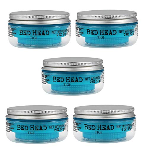 TIGI Bed Head Manipulator pâte coiffante cheveux courts et longs lot de 5 x 57 ml