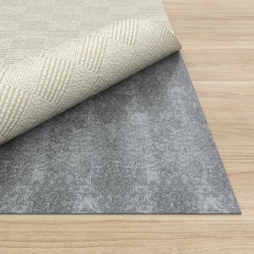 8 x 10 FT Non Slip Felt Rubber Backing Rug Pad, Thick Felt Rug Pads for Hardwood Floors, Underlay Rugs Protective Cushioned Pads for Carpet, Felt and Rubber Underfoot Carpets for Home Place Surface