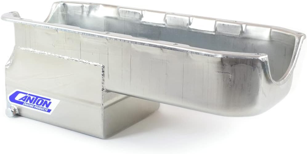 Canton Racing Products 13-082 Oil Pan (Small Block Chevy Pre-1985 Drag Race Pan For Stroker)